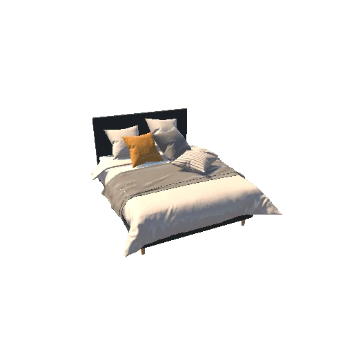 UpholsteredBed_DarkGray Variant